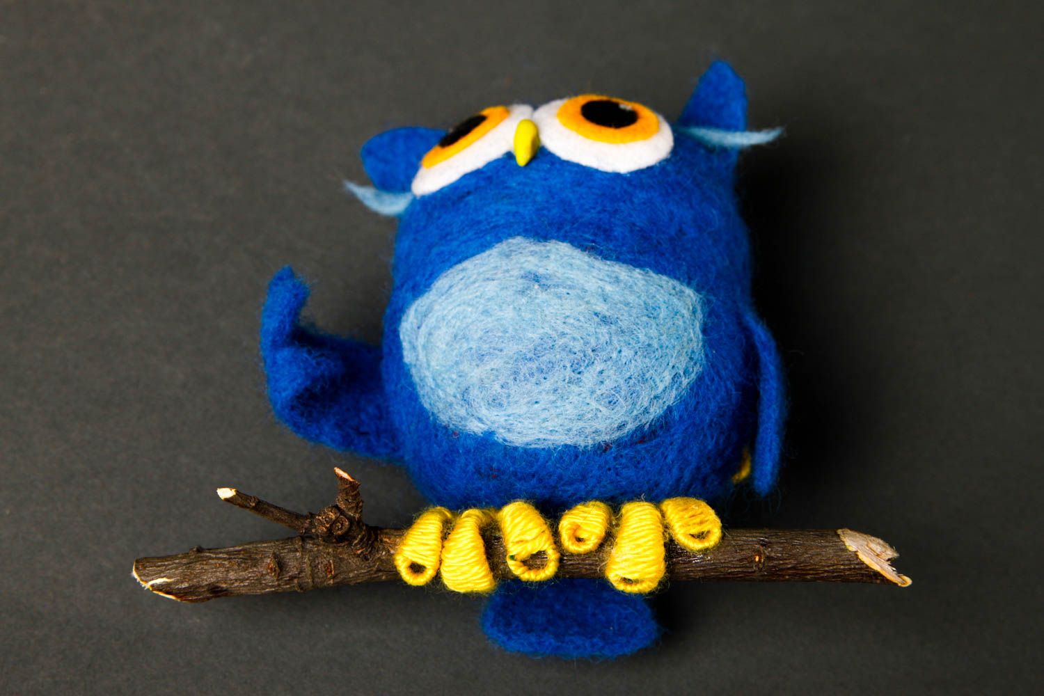 Handmade owl toy beautiful cute home decor unusual designer accessories photo 3