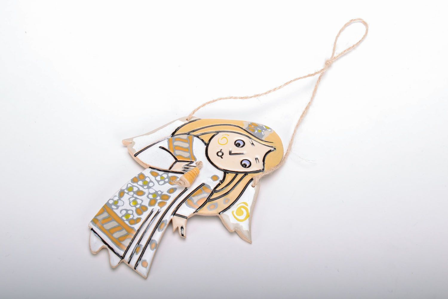 Ceramic pendant in the form of angel photo 3