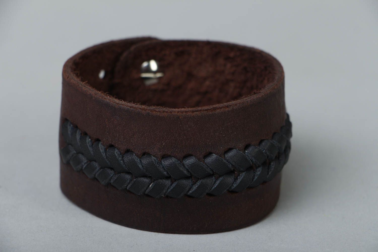 Genuine leather bracelet photo 1