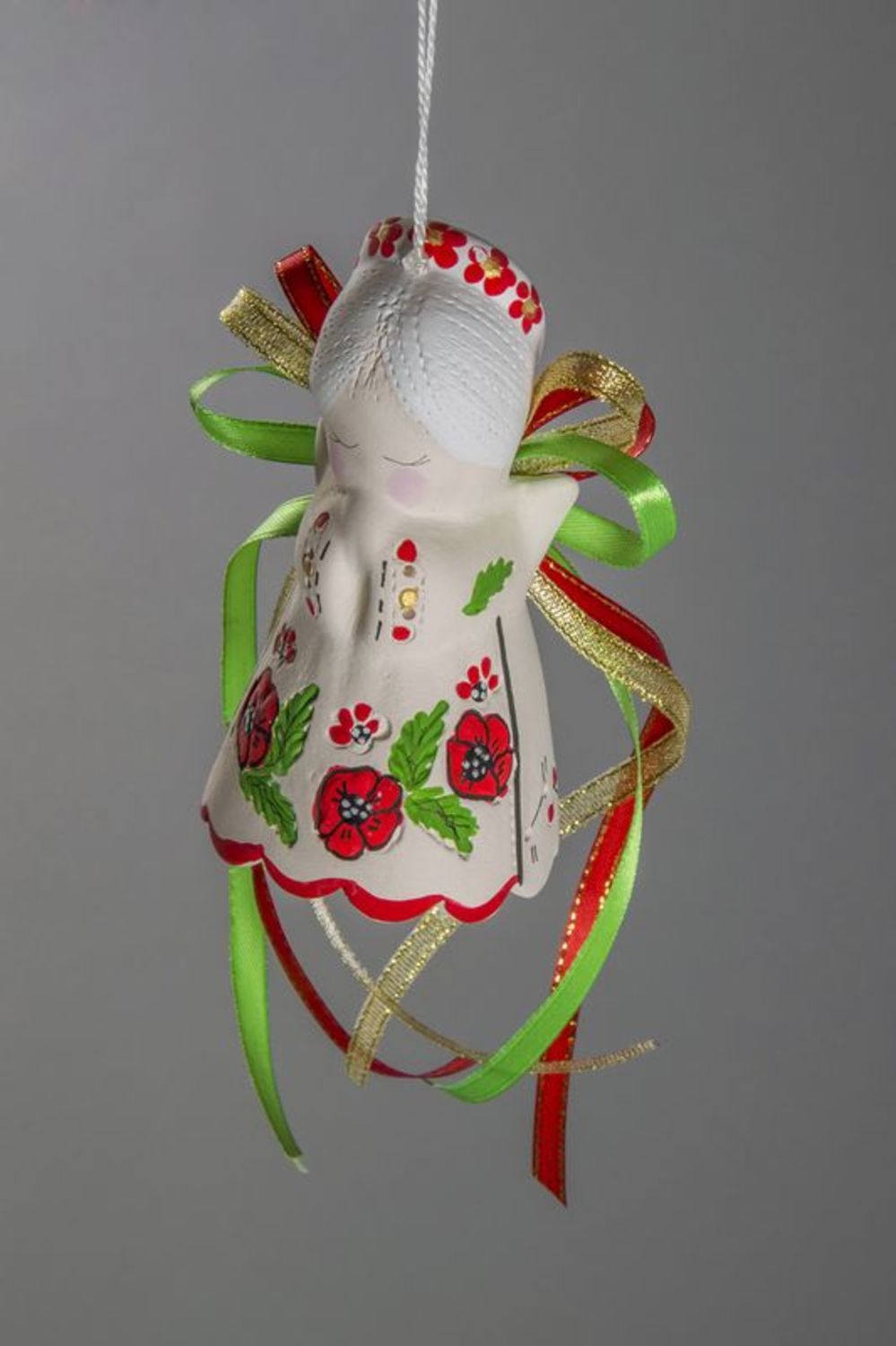 Clochette céramique en forme de poupée  photo 2