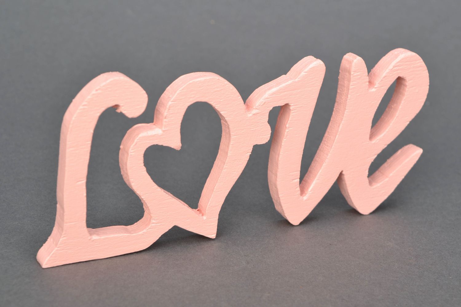 Wooden letters for wedding Love made of plywood photo 1