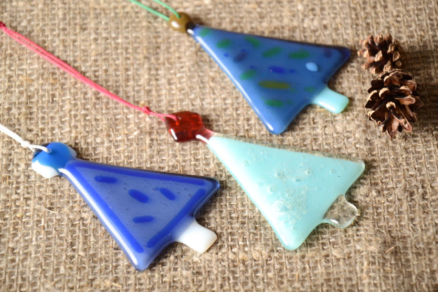 Handmade toy decorative pendant set of 3 items New Year toys decorative use only photo 1