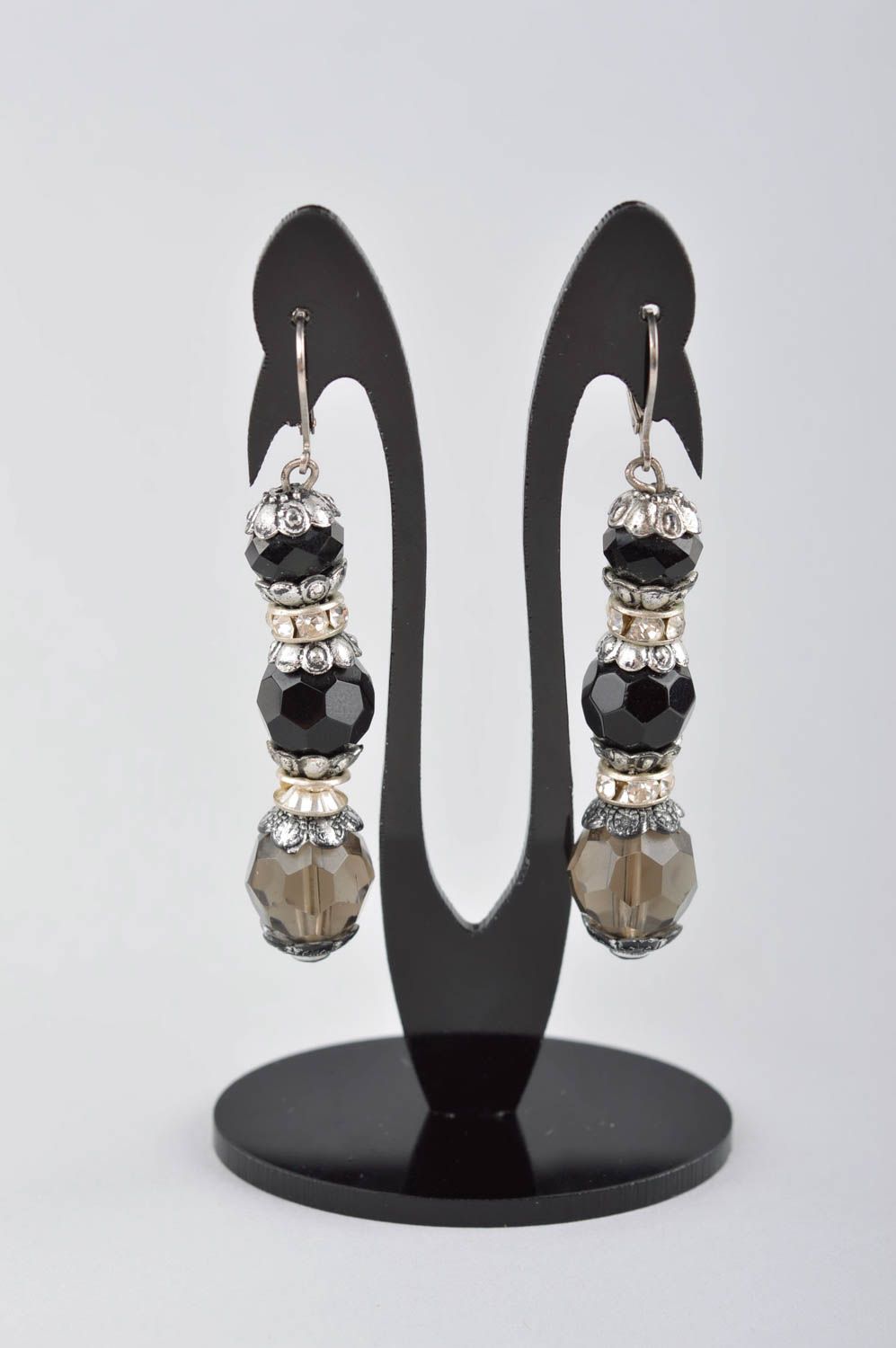 Long earrings handmade beaded jewelry designer earrings best gifts for women photo 2
