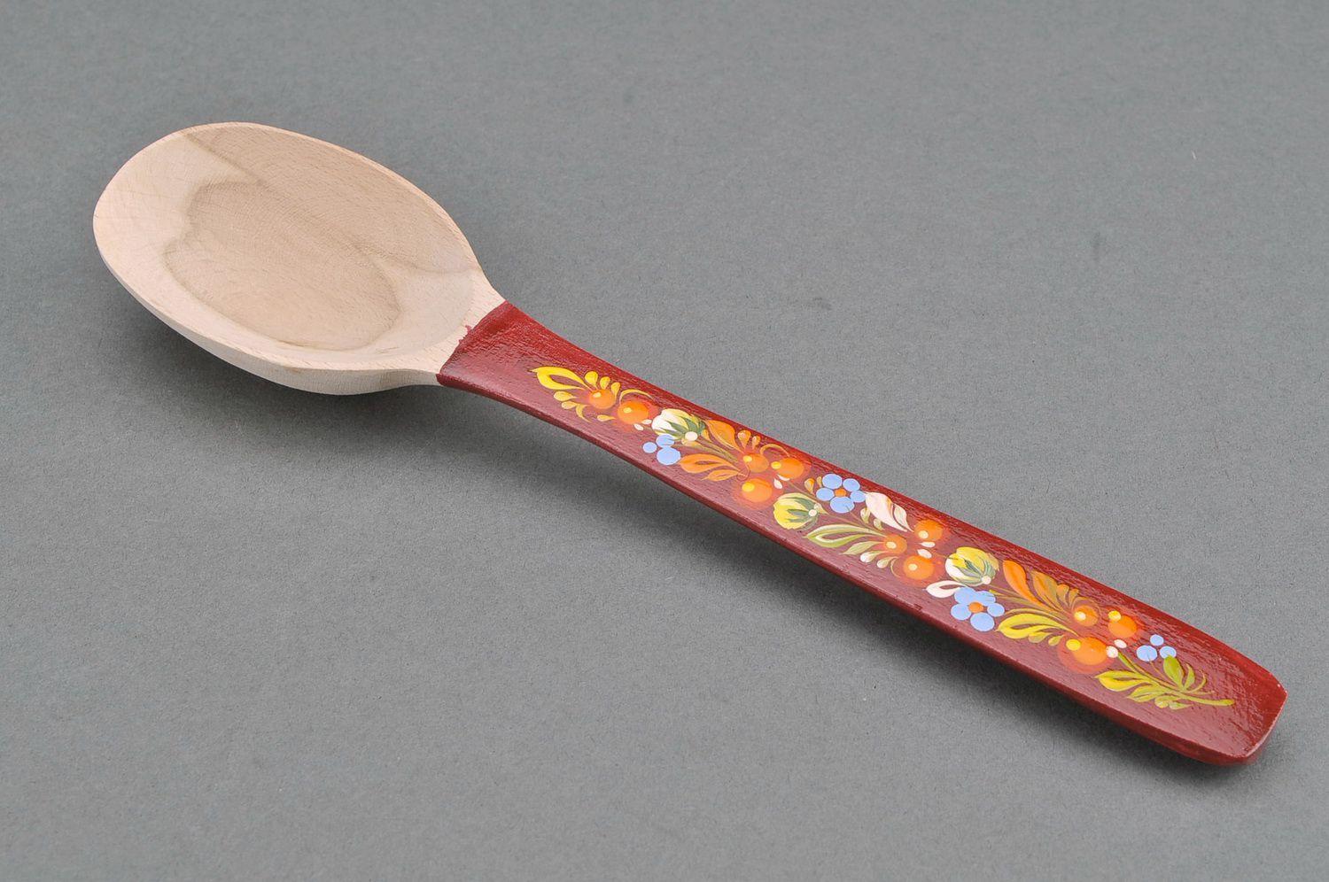 Tablespoon made from linden wood photo 1
