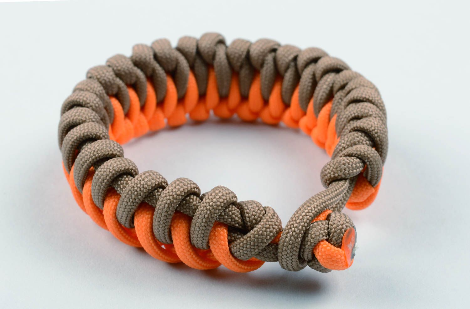 Handmade survival bracelet designer paracord bracelet unusual accessory photo 2