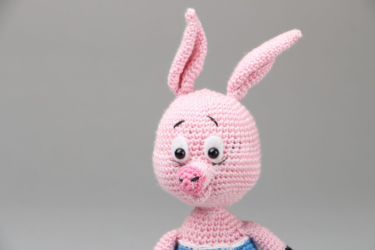 Crocheted toy Piggy photo 2