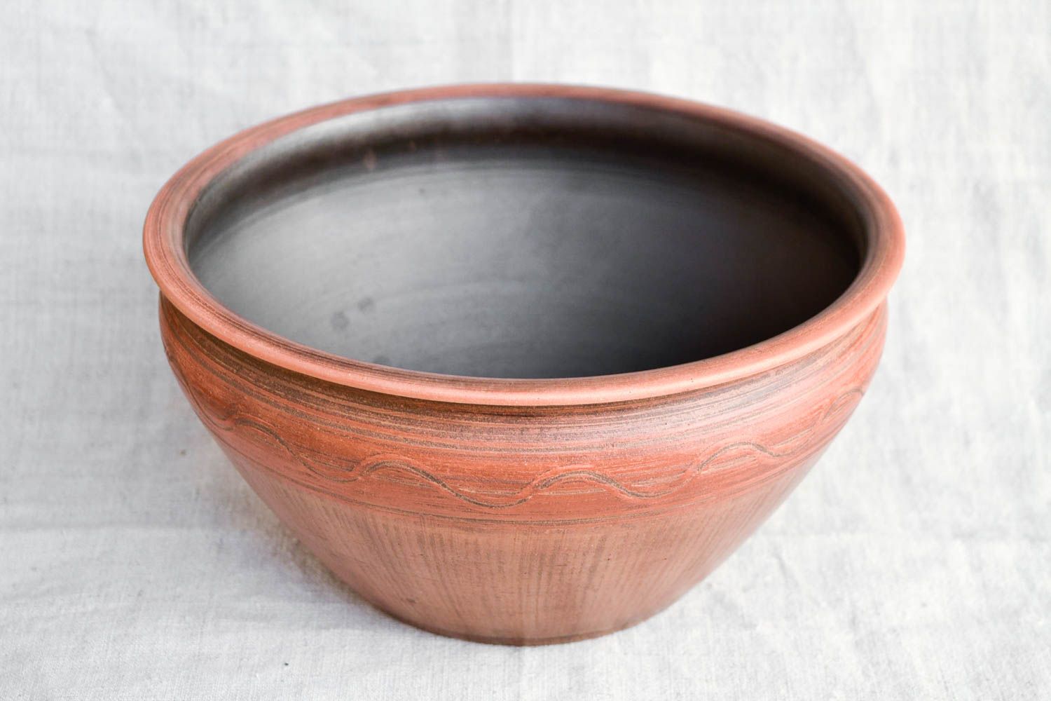 Vasija de barro grande hecha a mano cerámica artesanal regalo para mujer foto 4