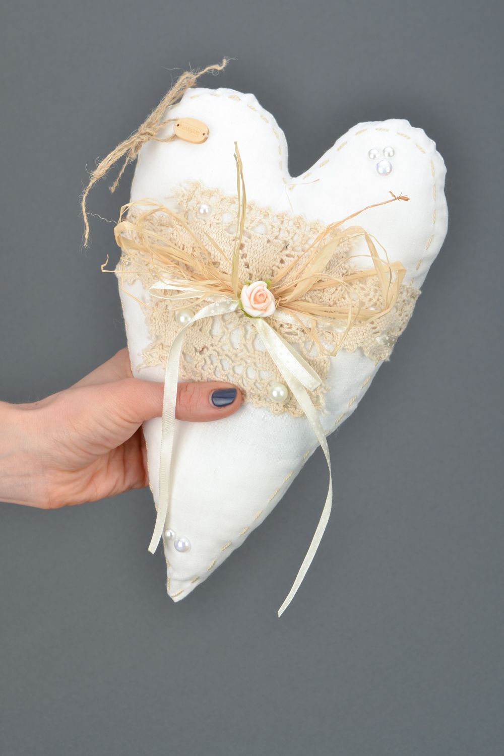 Интерьерное сердце-игрушка ароматизированное фото 2