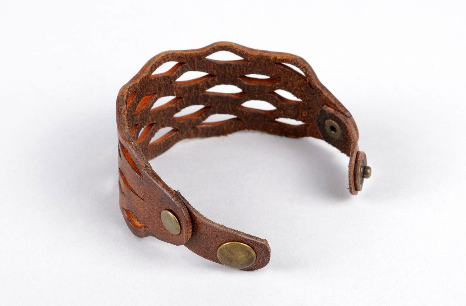 Handmade leather wrap bracelet leather bracelets for women designer accessories photo 4