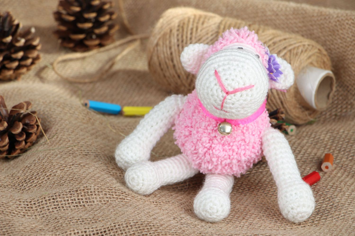 Handmade cute crocheted toy photo 5