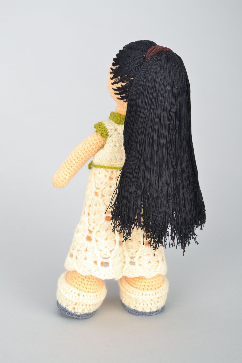 Poupée décorative tricotée originale faite main photo 5