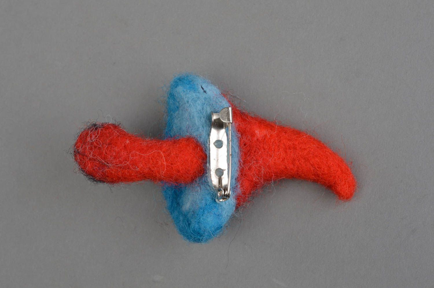Designer handmade wool felted brooch unique accessory present for woman photo 4