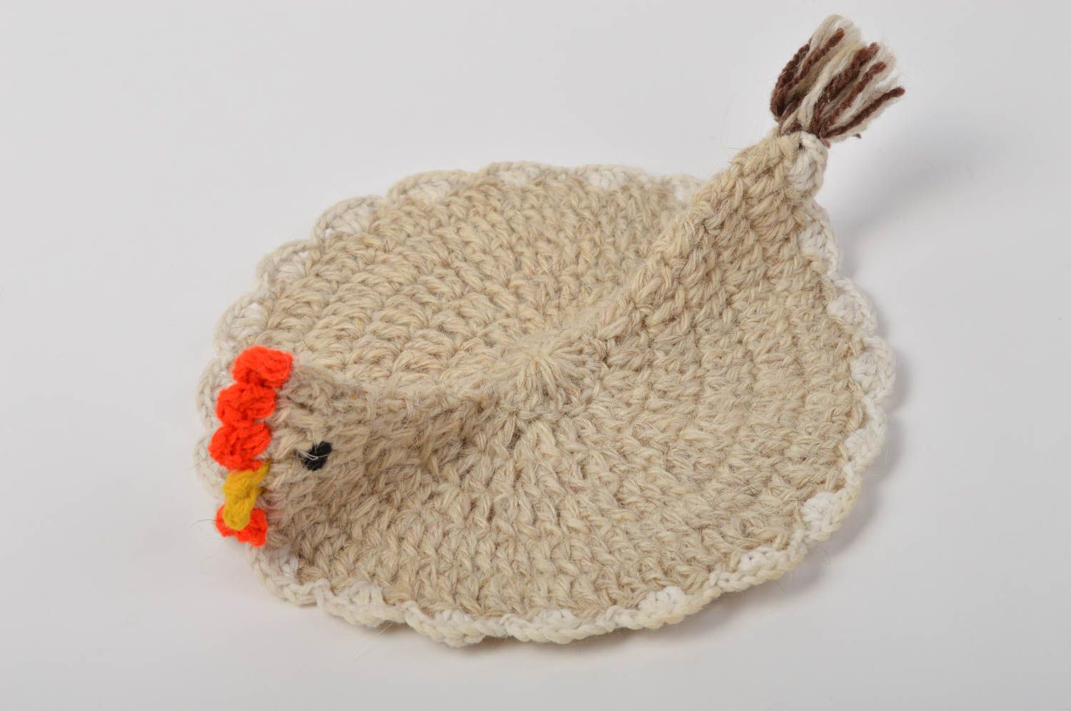 Agarradera al crochet hecha a mano textil para el hogar accesorios de cocina foto 4