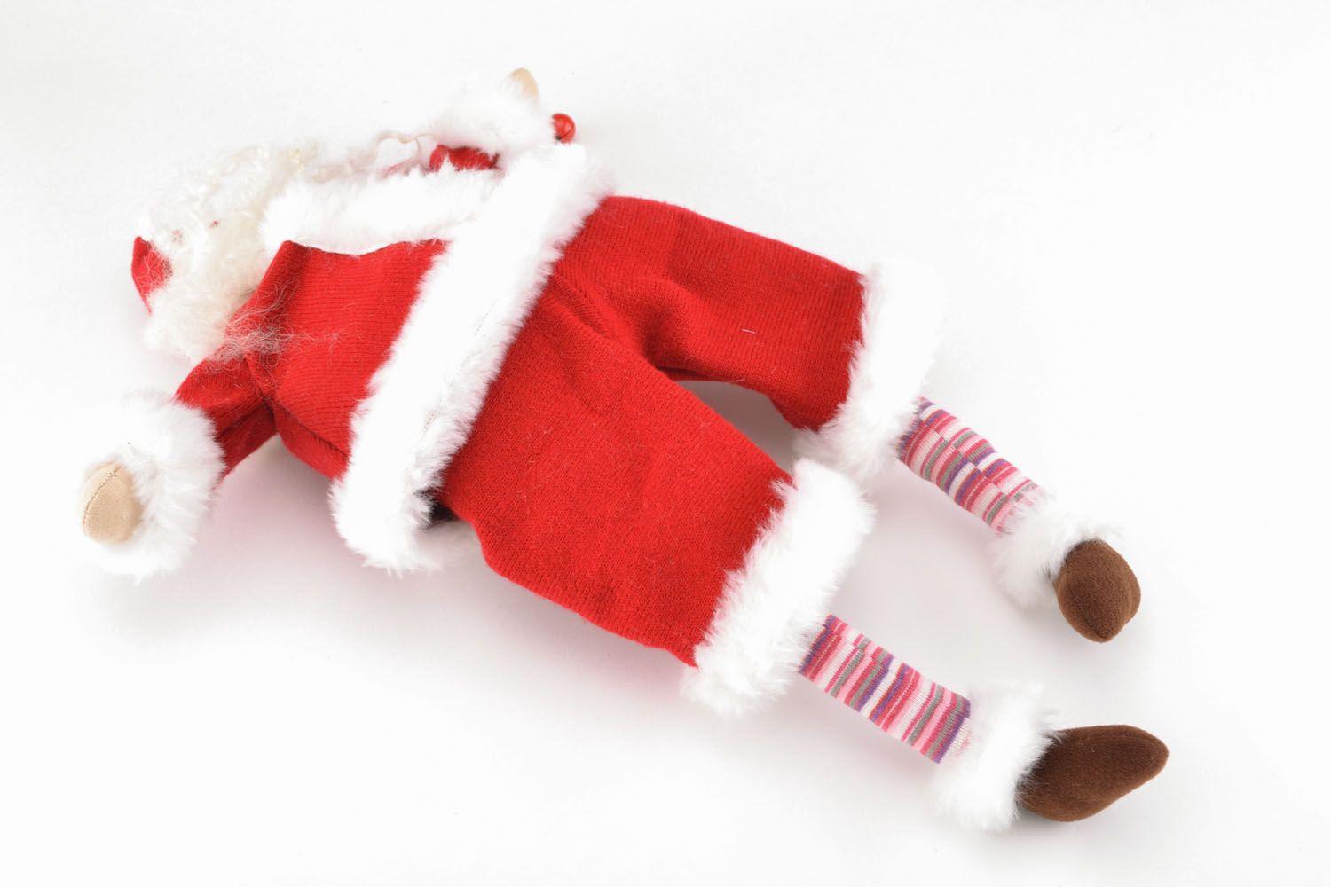Textil Puppe Weihnachtsmann foto 1