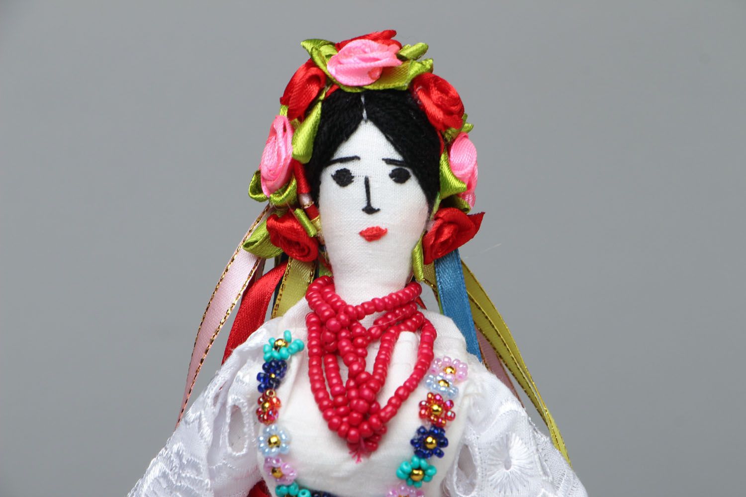 Текстильная кукла Украинка фото 2