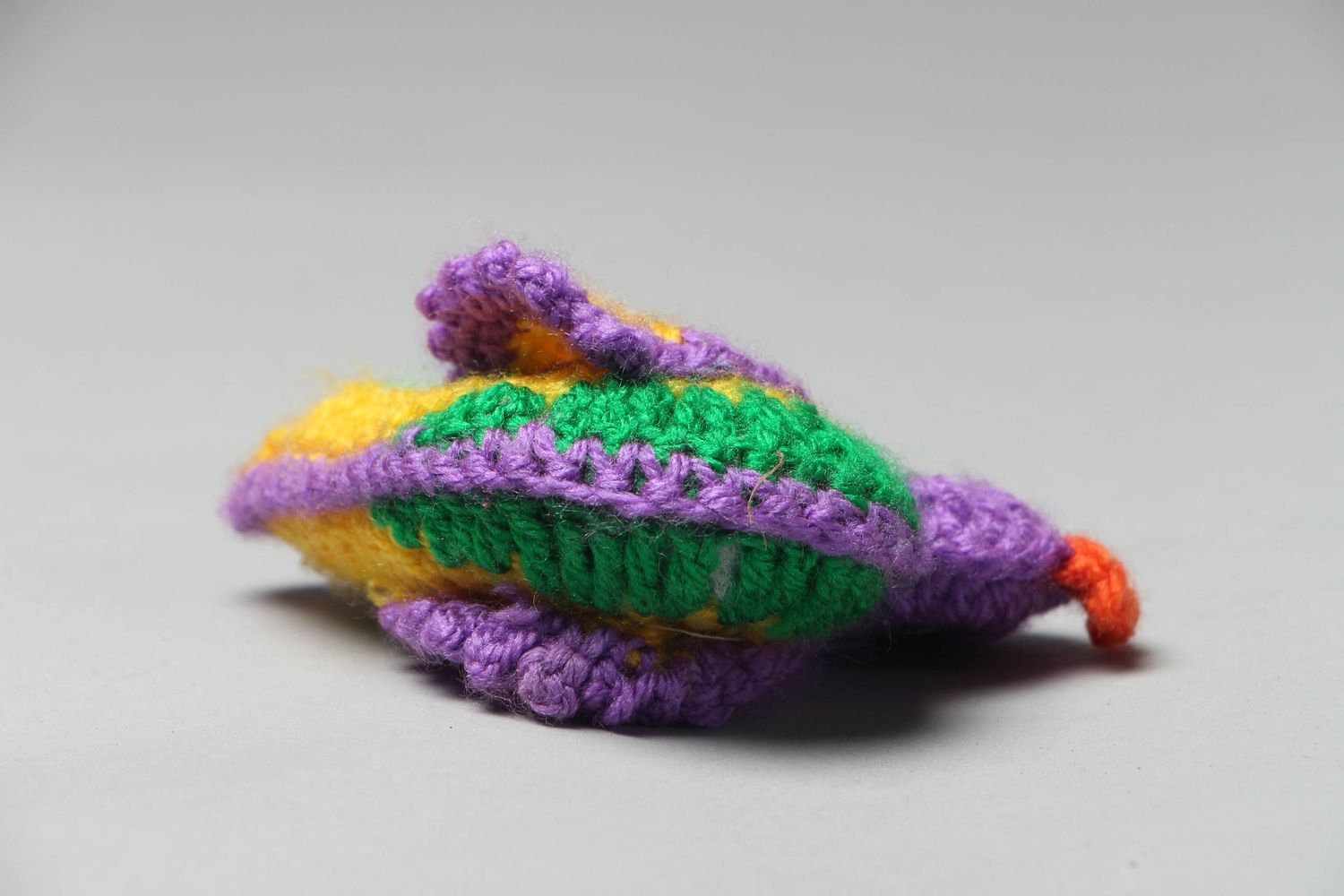 Peluche artisanale tricotée fait main Oiseau photo 3