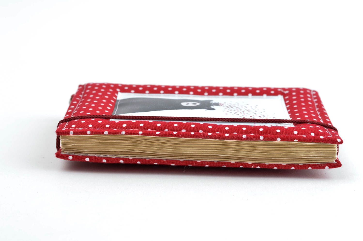 Блокнот ручной работы блокнот в подарок оригинальный блокнот с красной обложкой фото 2