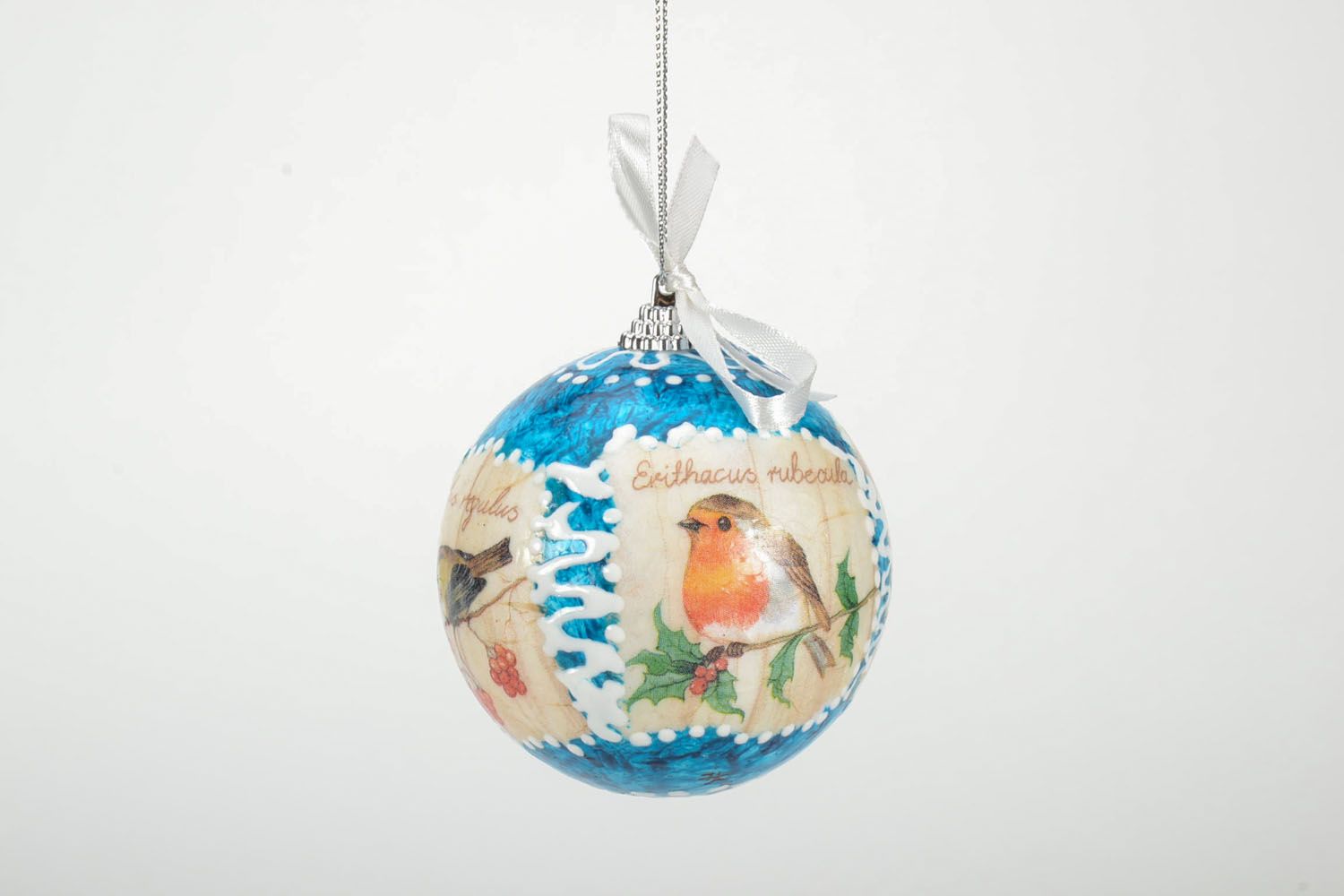 Décoration pour arbre de Noël en forme de boule photo 2
