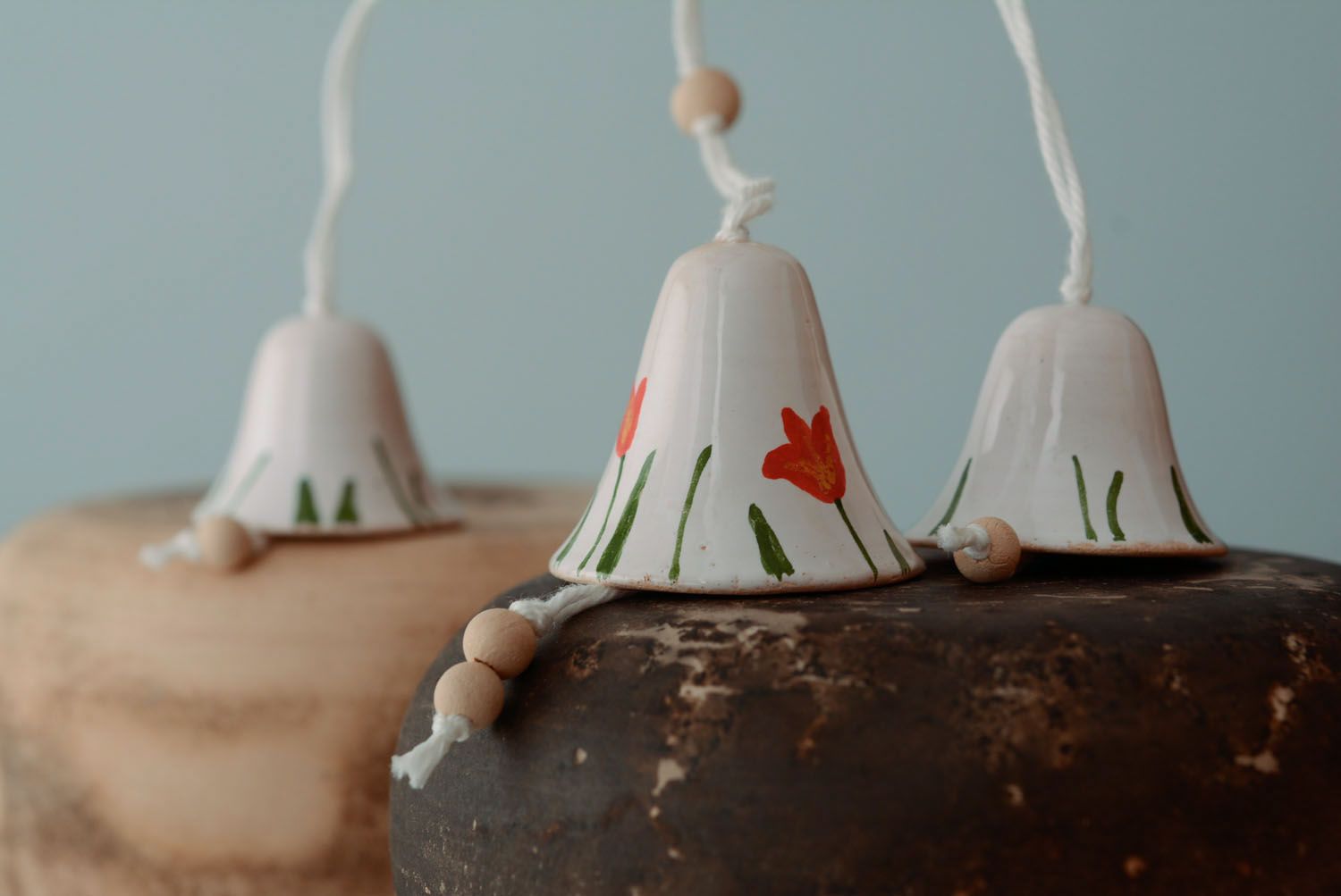 Designer ceramic bells photo 1