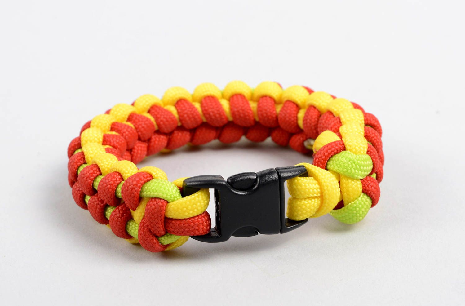 Unusual handmade cord bracelet woven bracelet designs unisex textile jewelry photo 2