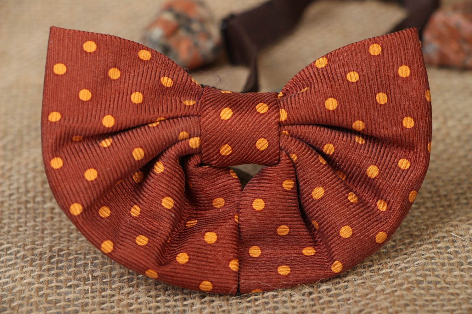 Textile bow tie photo 4