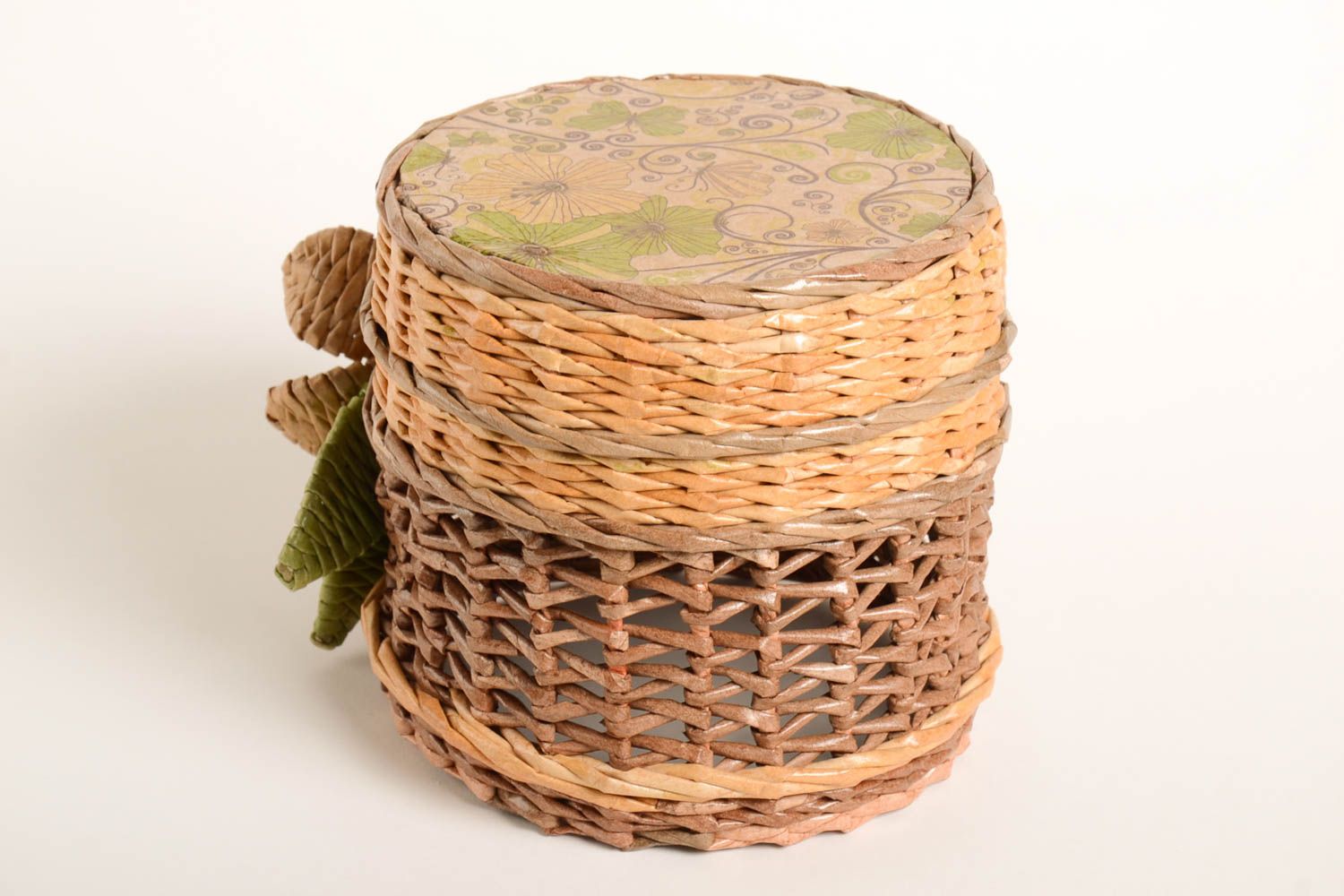 Handmade woven bread basket unusual interesting accessories lovely home decor photo 5