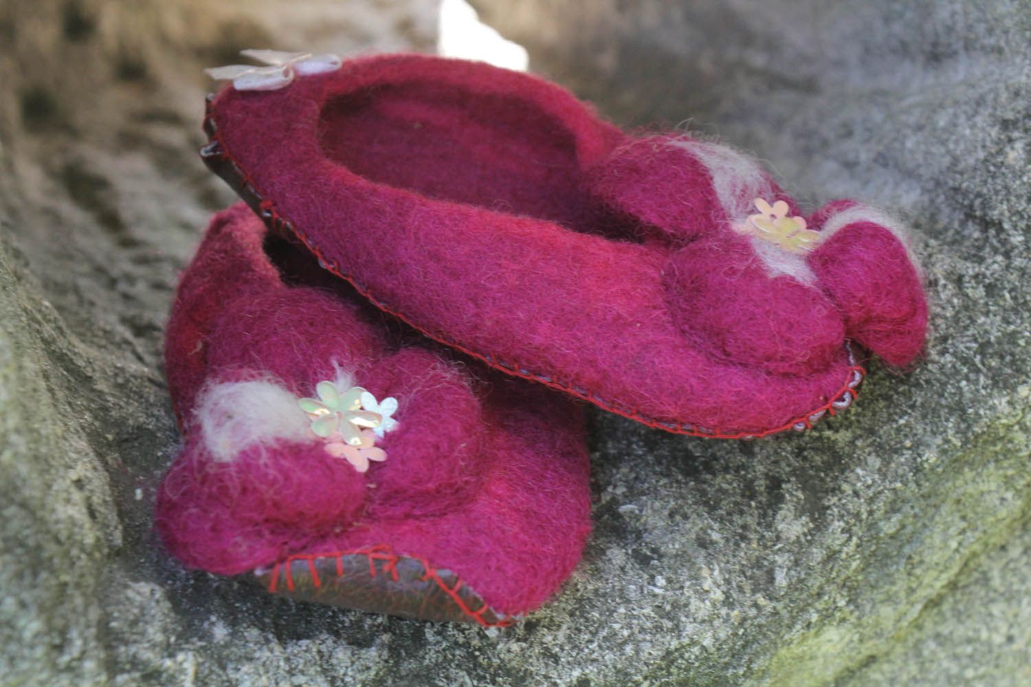 Woolen slippers photo 3