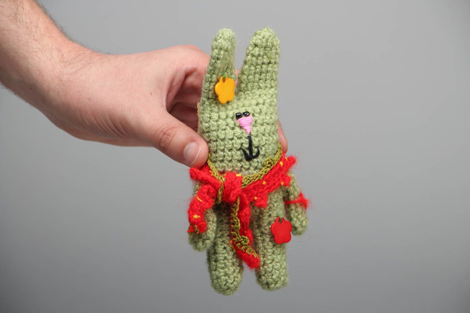 Soft crochet toy Rabbit photo 4