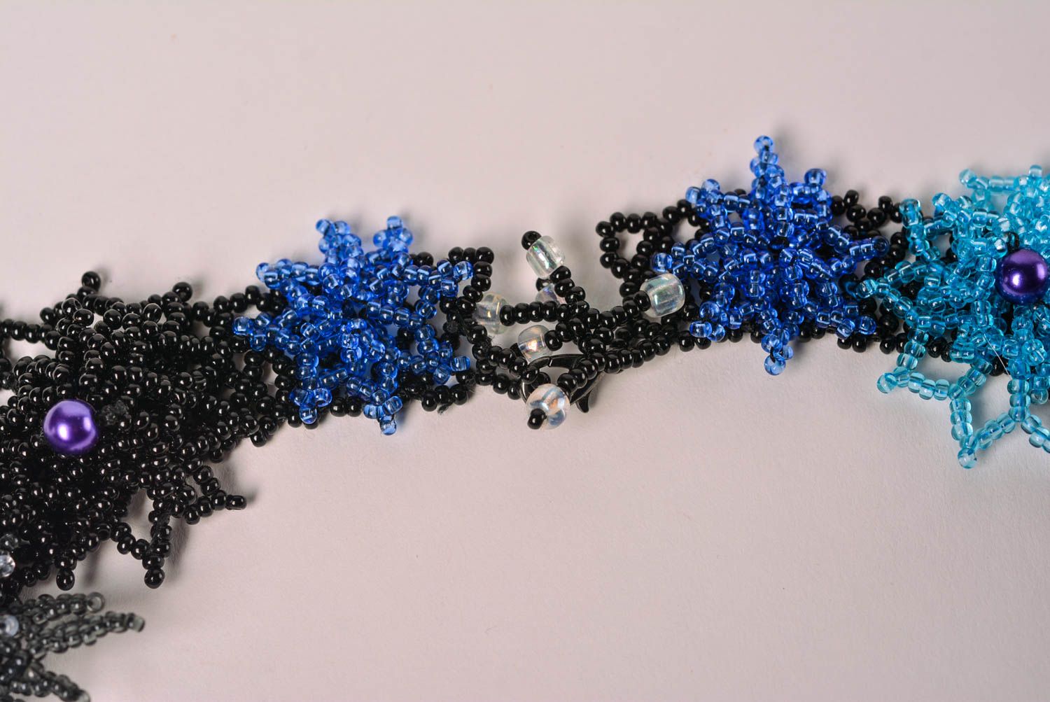 Stylish handmade beaded necklace artisan jewelry designs neck accessories photo 5