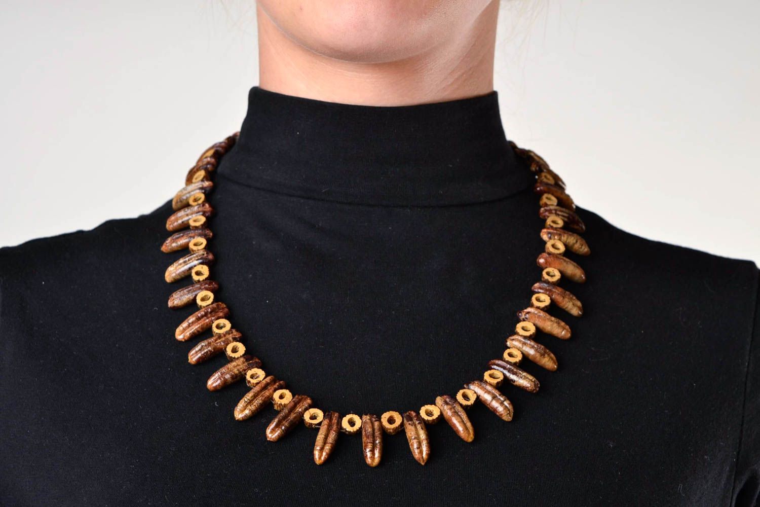 Ожерелье ручной работы женское украшение на шею модное украшение на шею фото 1