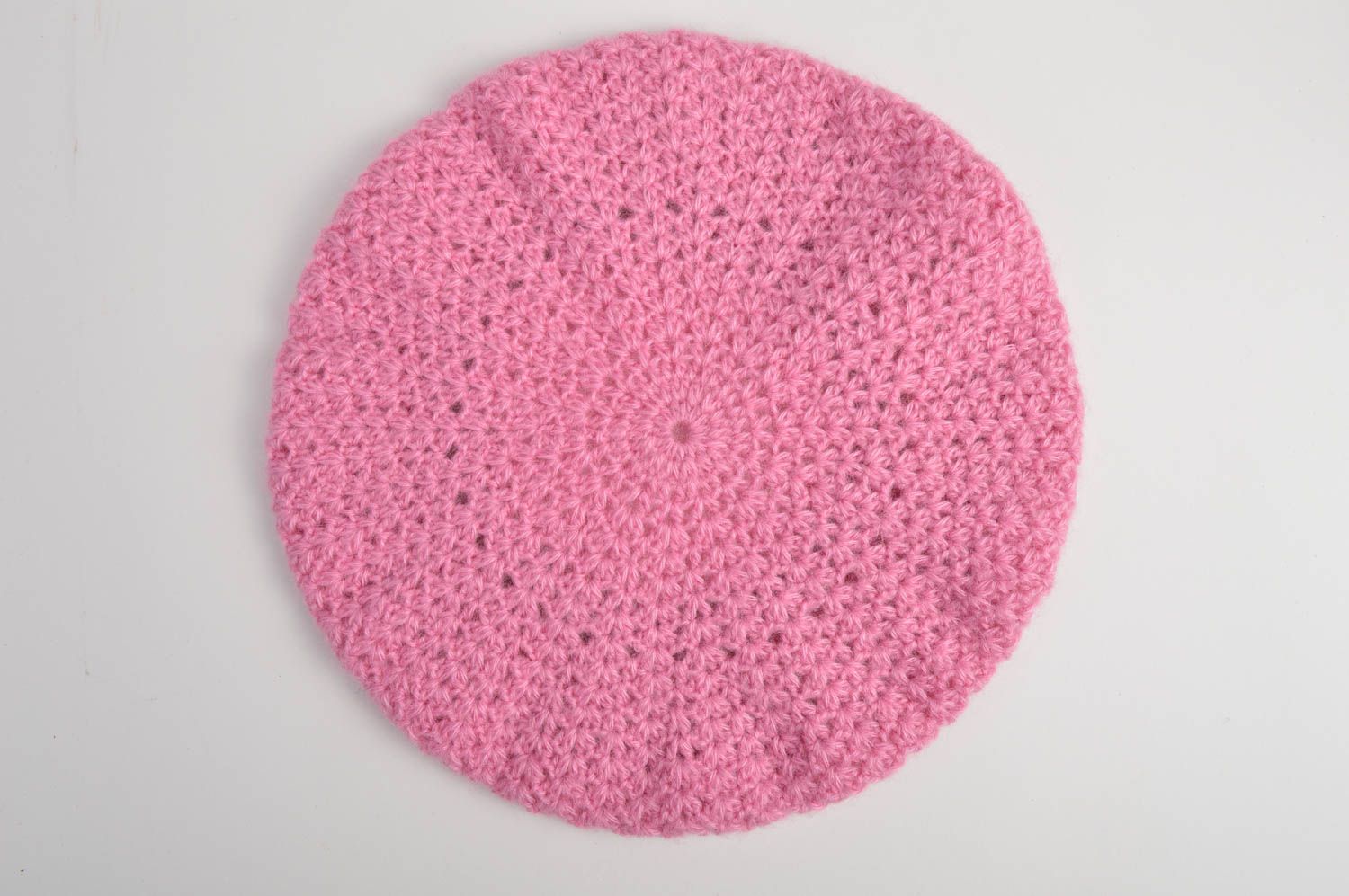 Handmade crochet beret baby hat crochet hats for babies accessories for girls photo 3