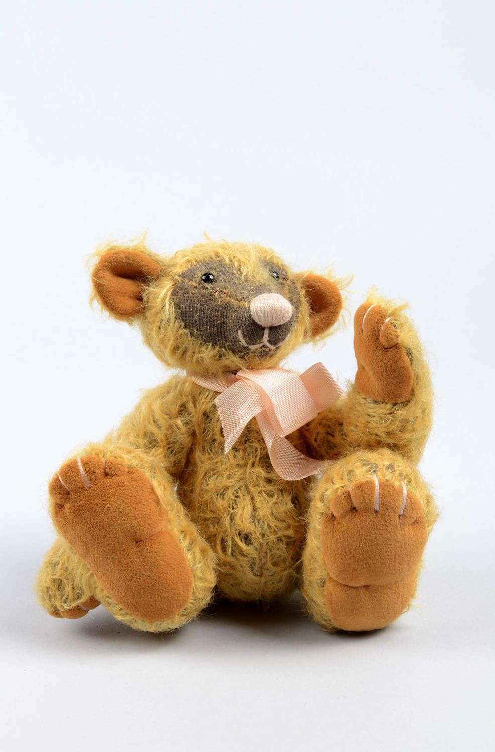 Handmade stylish soft toy beautiful interior toy textile toy present for kids photo 2