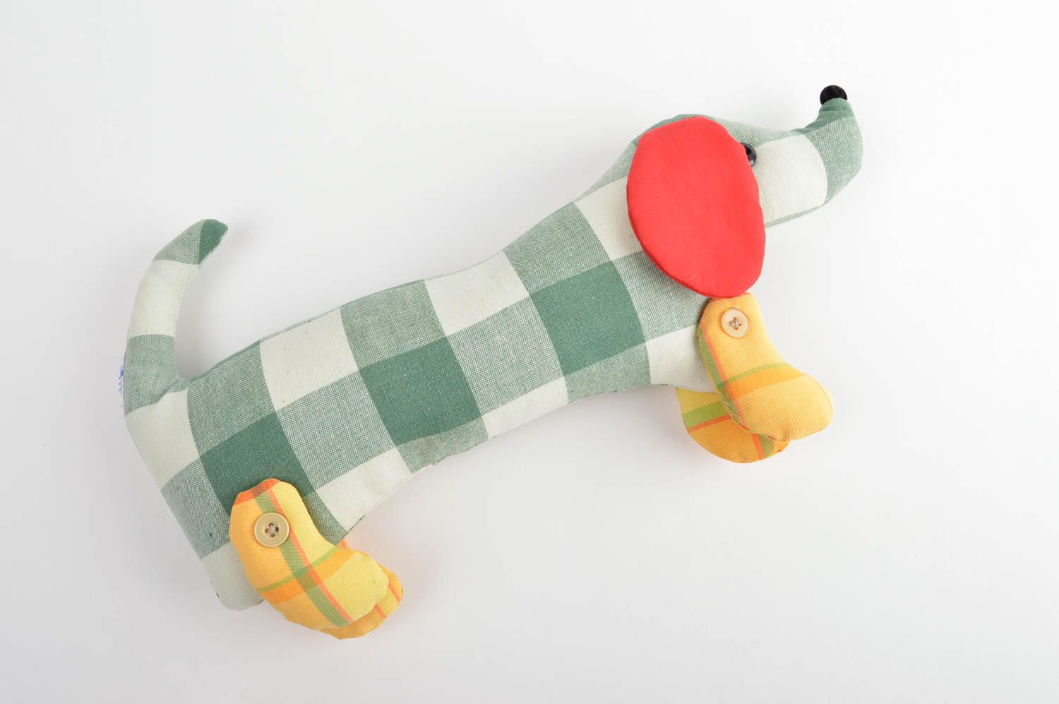 Игрушка ручной работы игрушка собачка авторская игрушка маленькая яркая фото 2