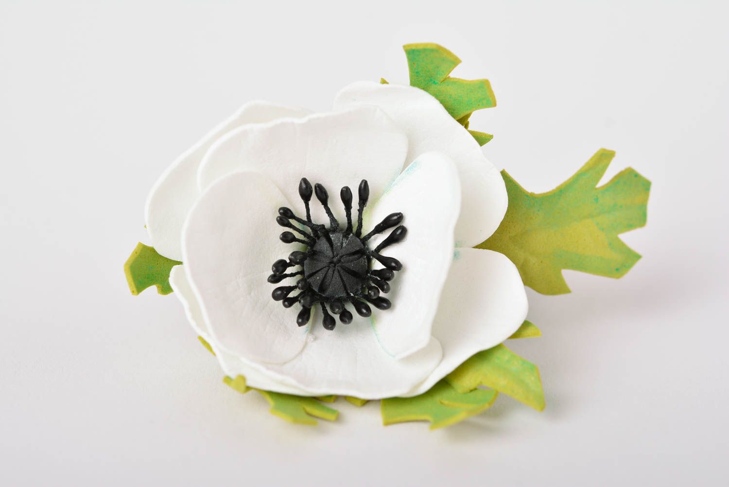 Schmuck Accessoire handgeschaffen modischer Haargummi Blumen Haargummi foto 3