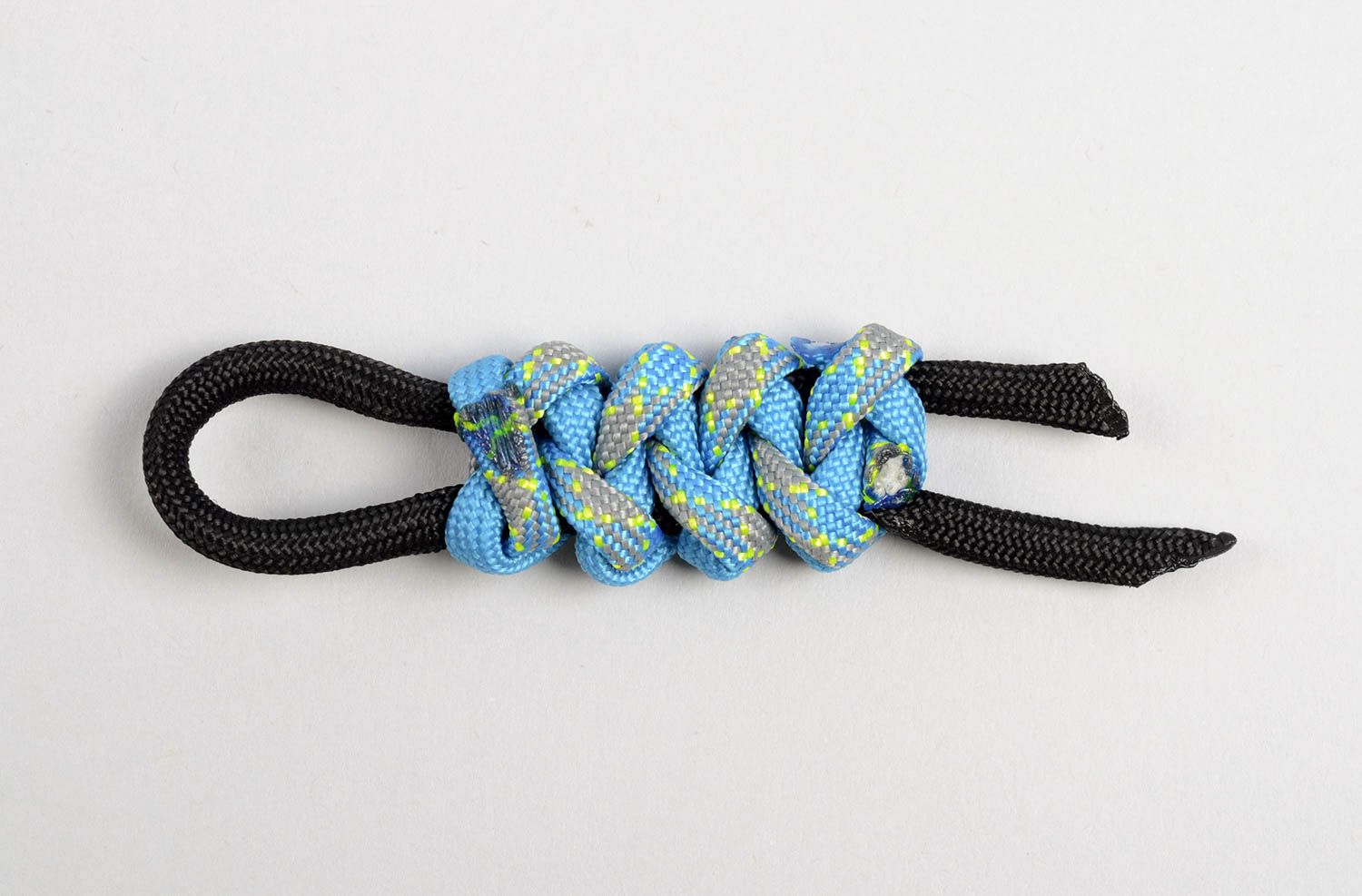 Unusual handmade keychain design woven cord keychain fashion accessories photo 4