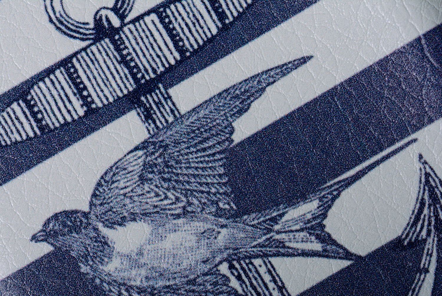 Кожаная обложка на паспорт в морском стиле  фото 3