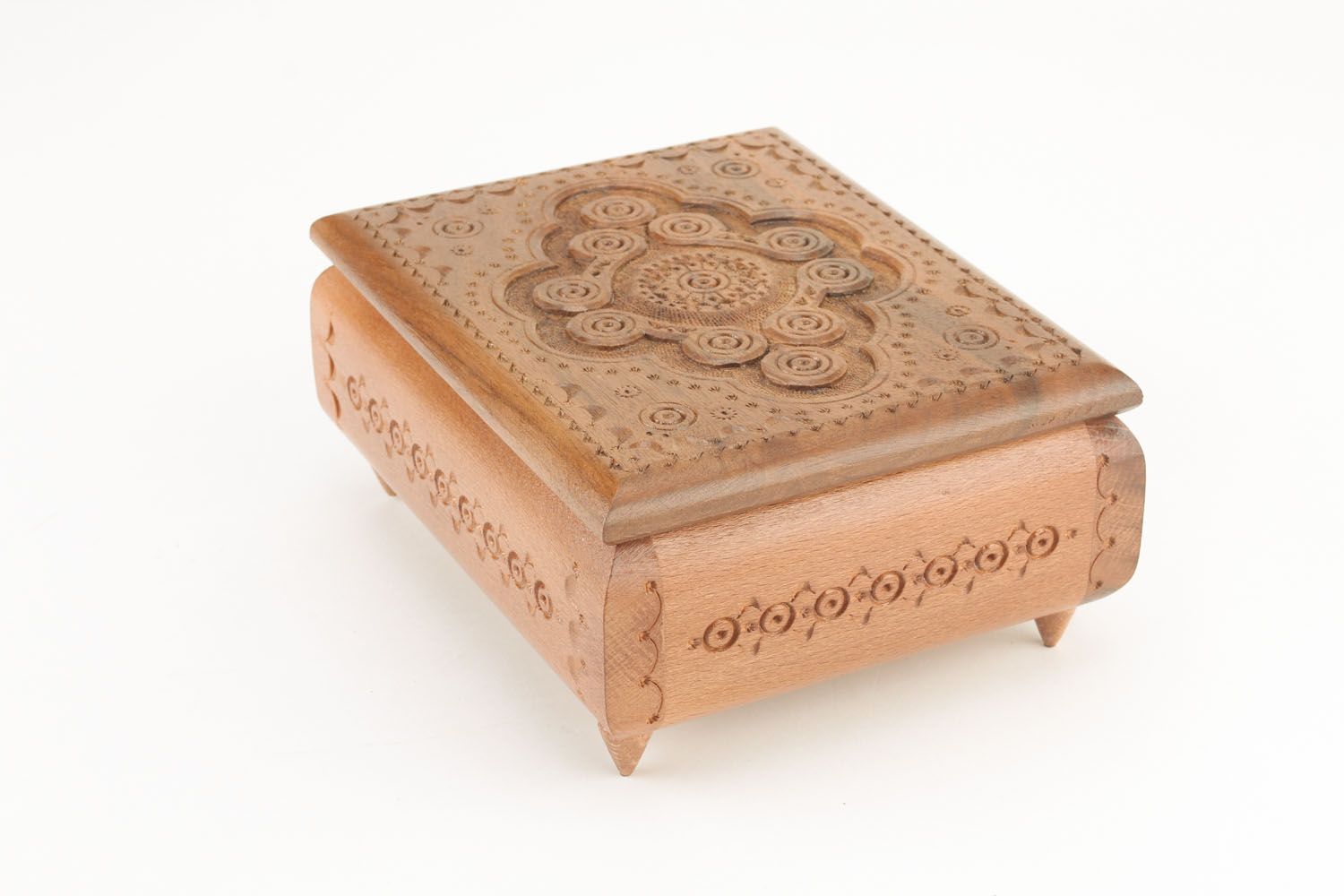 Wooden handmade box for jewelry photo 5