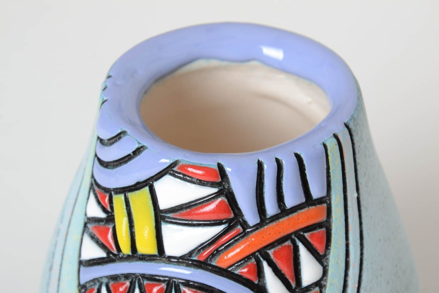 Keramik Vase handmade für Haus Deko Wohnzimmer Deko Geschenk für frauen foto 3
