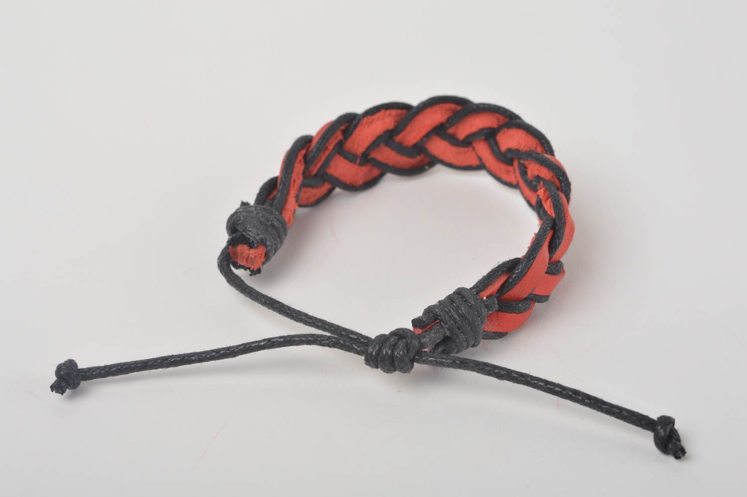 Armband Leder Damen Designer Schmuck Geschenk für Frau Armband eng rot modisch foto 4