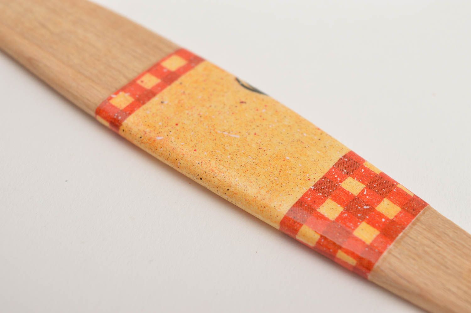 Handmade wooden spatula kitchen tools decoupage ideas  kitchen supplies photo 4