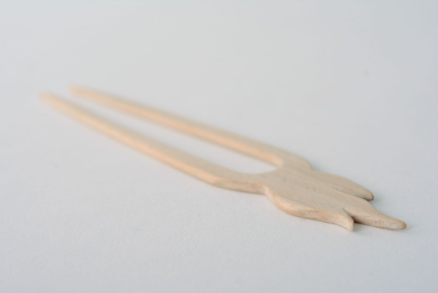 Wooden hairpin Flame photo 4