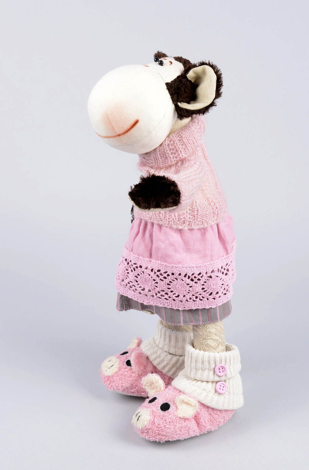 Peluche de animal hecho a mano juguete decorativo regalo original para niña  foto 3