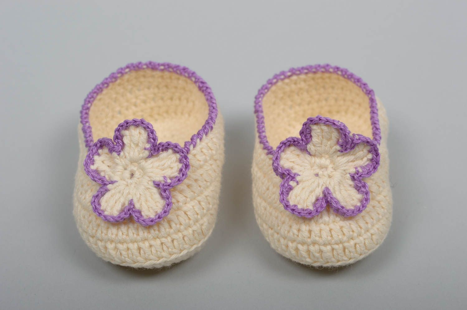 Beautiful handmade crochet baby booties fashion baby accessories crochet ideas photo 1