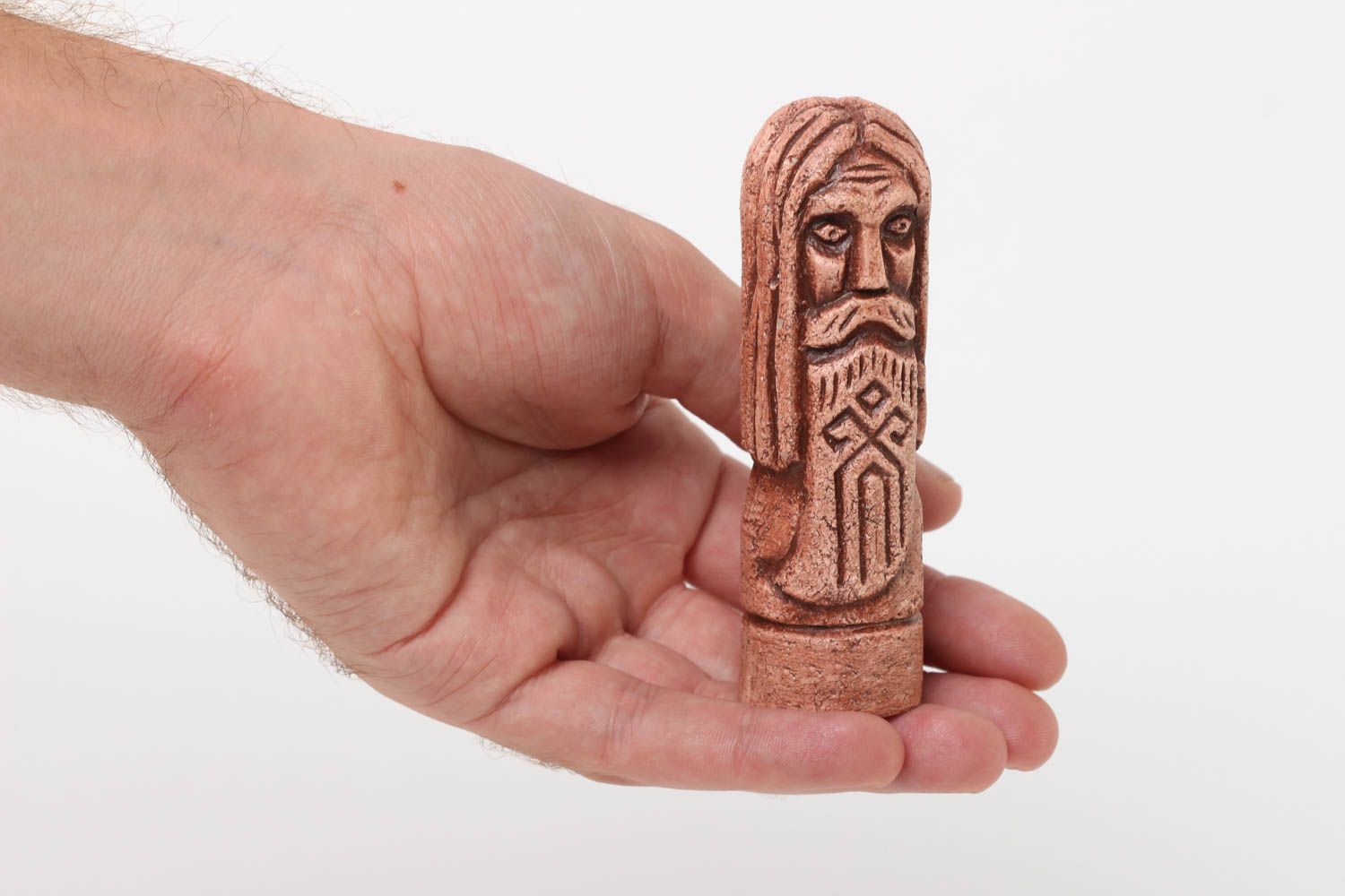 Handmade statuette unusual amulet designer figurine decorative use only photo 5