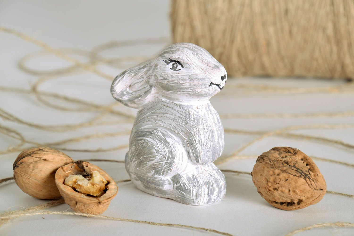Ceramic figurine Hare photo 1