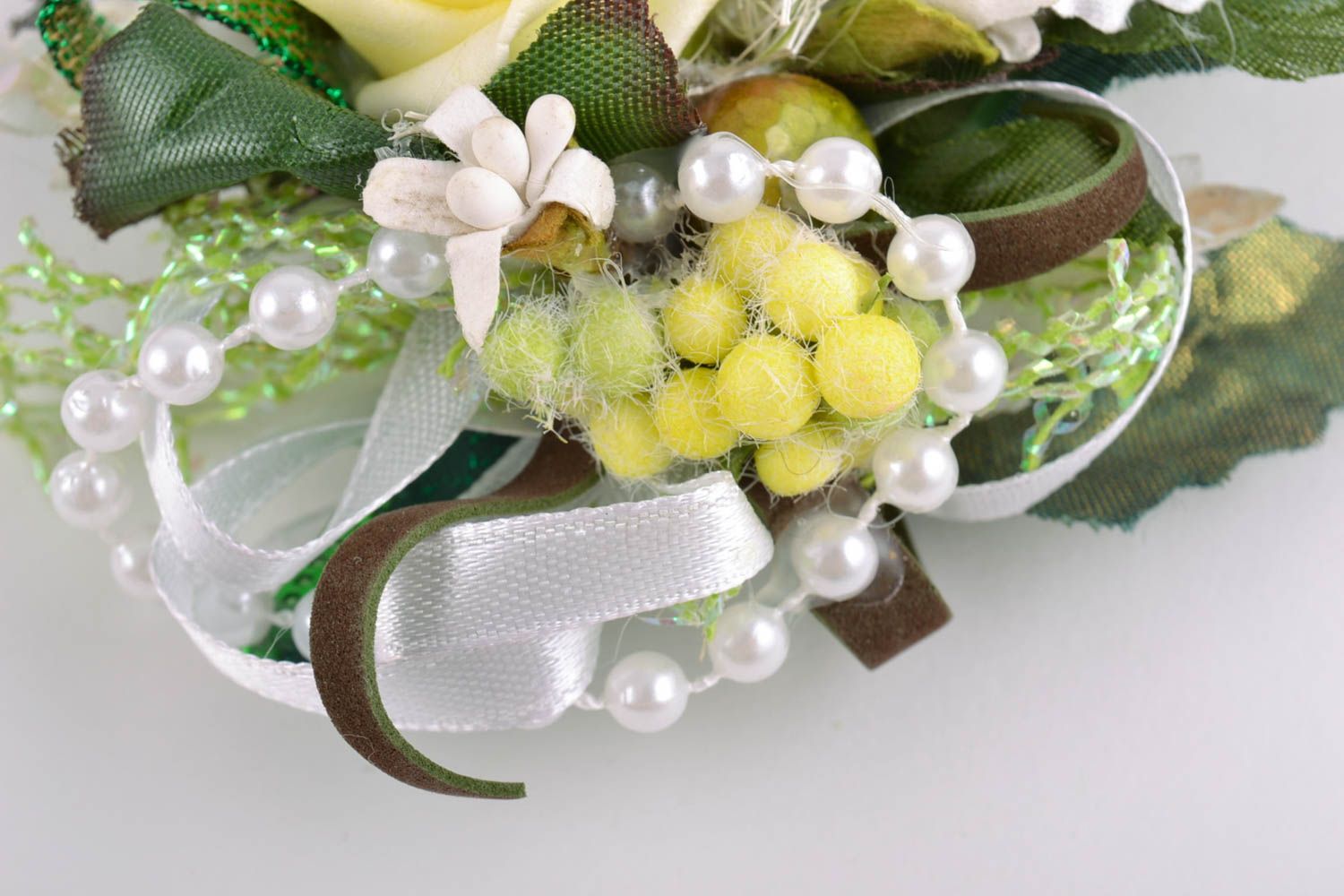 Blank for hair clip or brooch creating handmade beautiful flowers  photo 3