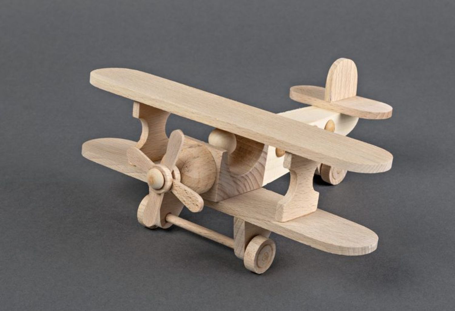 Деревянная игрушка Самолет фото 3