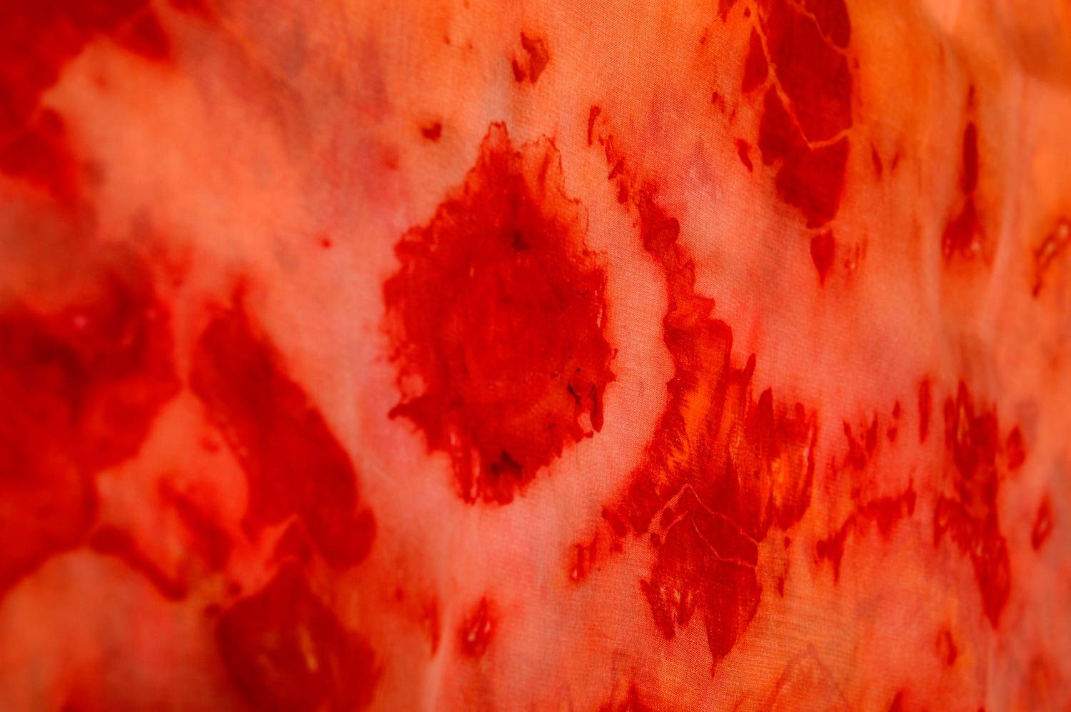 Шарф ручной работы женский шарф огненно красный шифоновый шарф крсивый фото 5