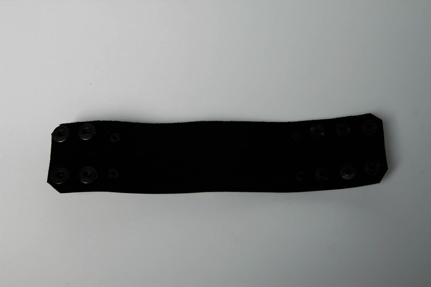 Bracciale in pelle fatto a mano accessorio originale braccialetto di moda
 foto 5
