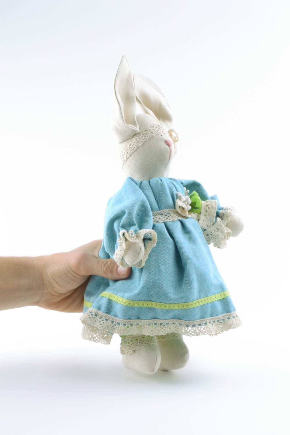 Soft toy Lady Rabbit photo 5